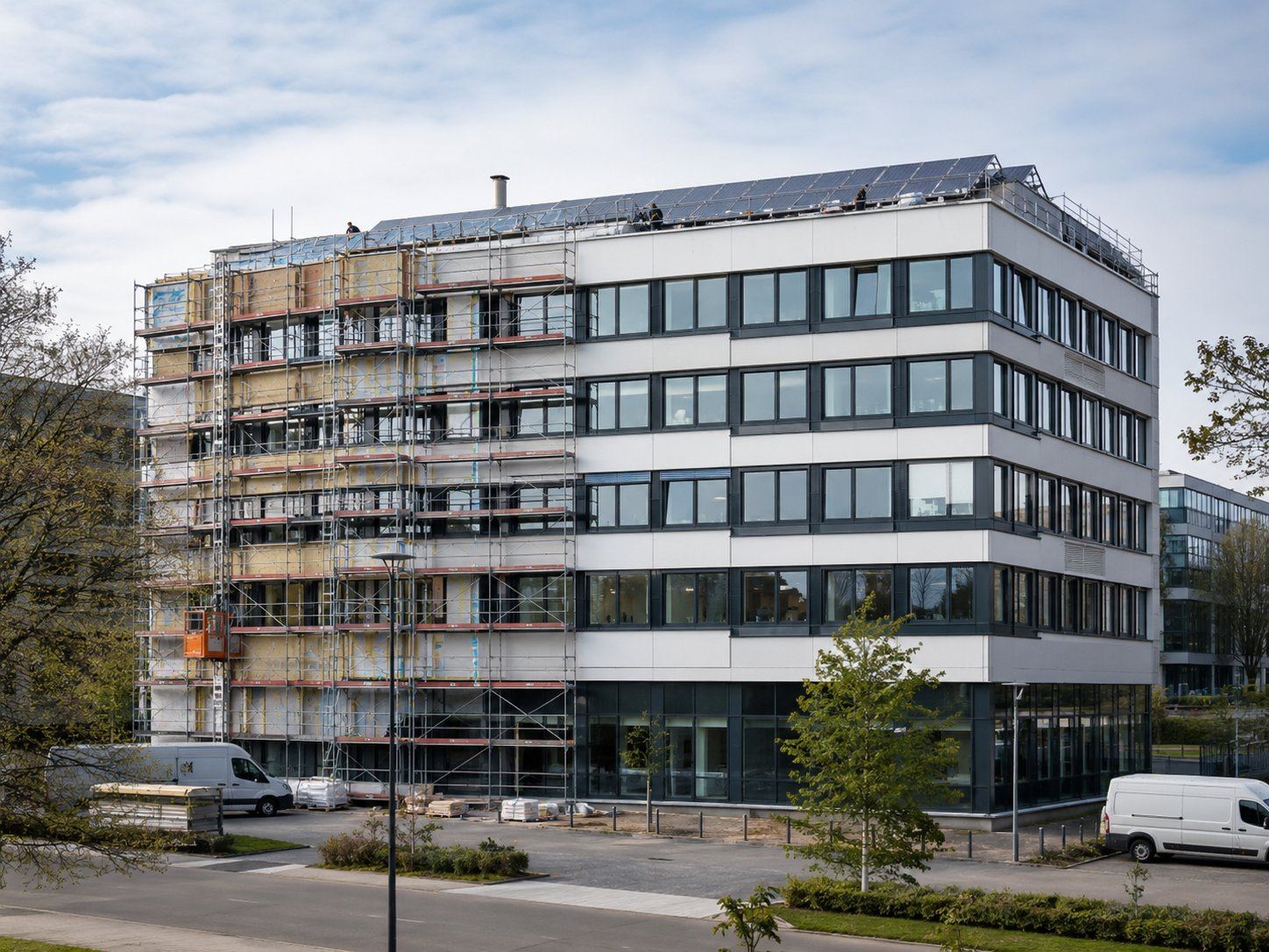 Energetische Sanierung eines Bürogebäudes in Nordrhein-Westfalen