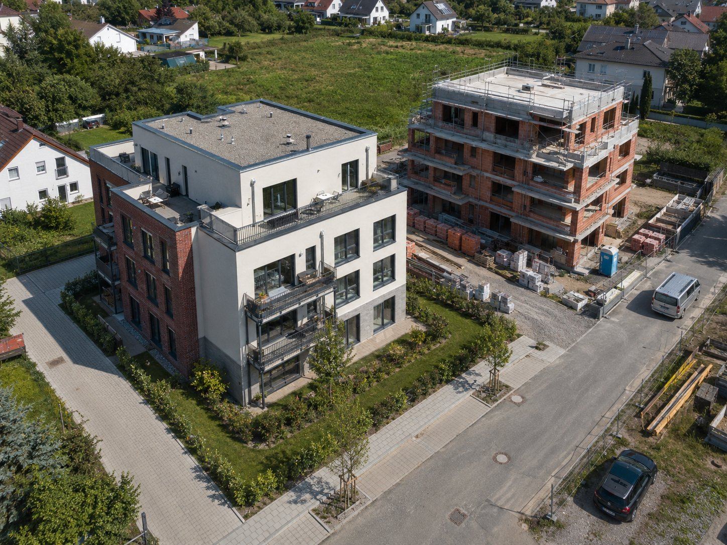 Neubau zweier Mehrfamilienhäuser in Baden-Württemberg
